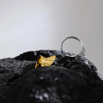 Chunky Sterling Silver Ear Cuff | Clip-On Ear Wrap