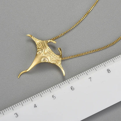 Manta Ray 925 Sterling Silver Necklace
