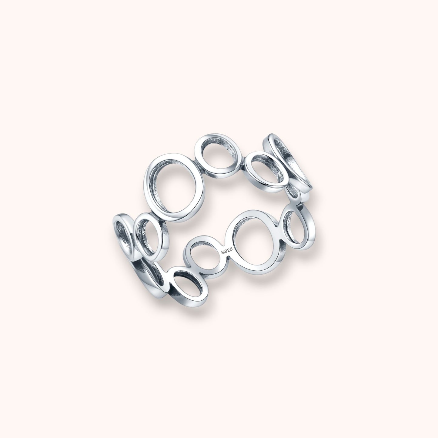 Bubble Flow 925 Sterling Silver Ring