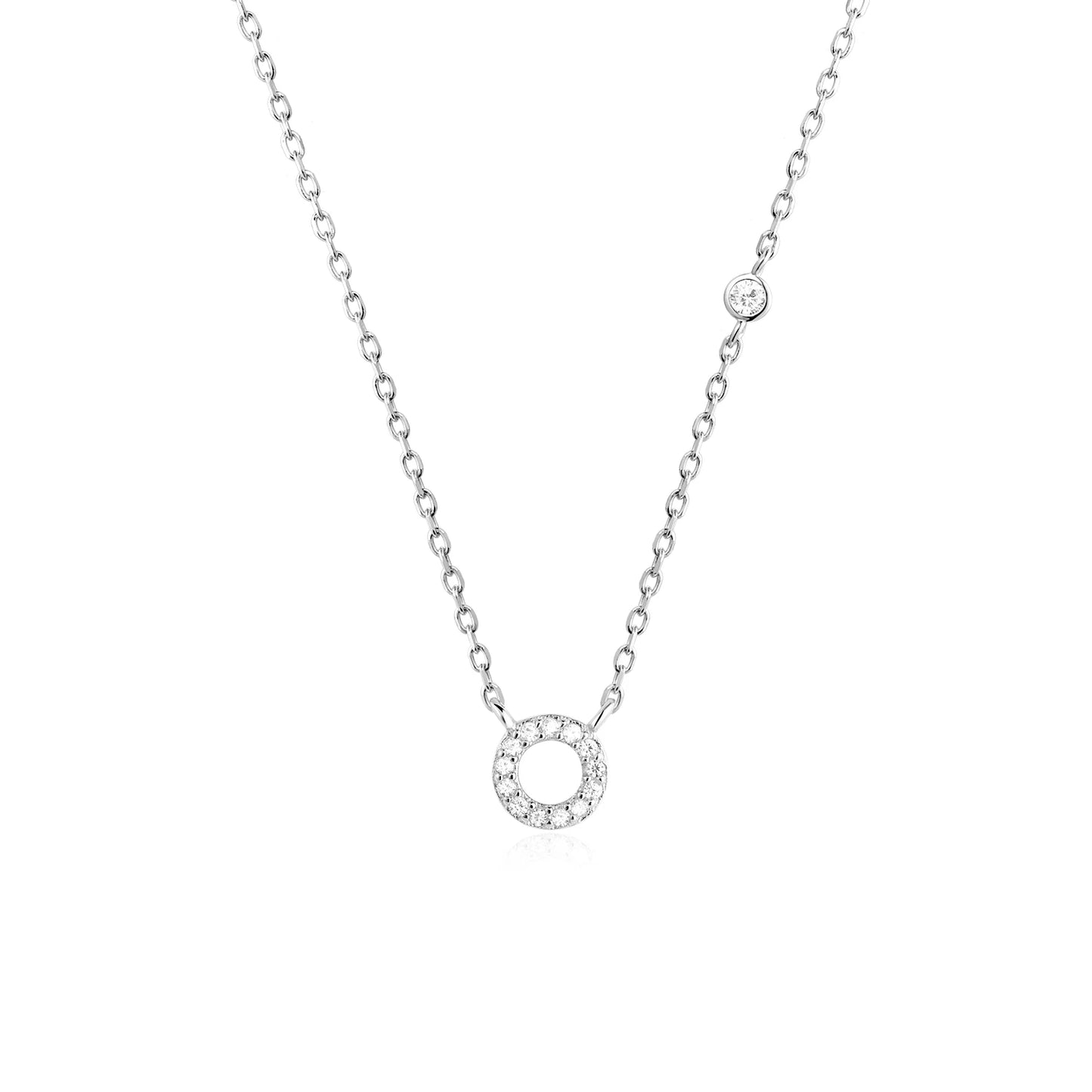 Initial Letter Necklace (A–Z) – 925 Sterling Silver