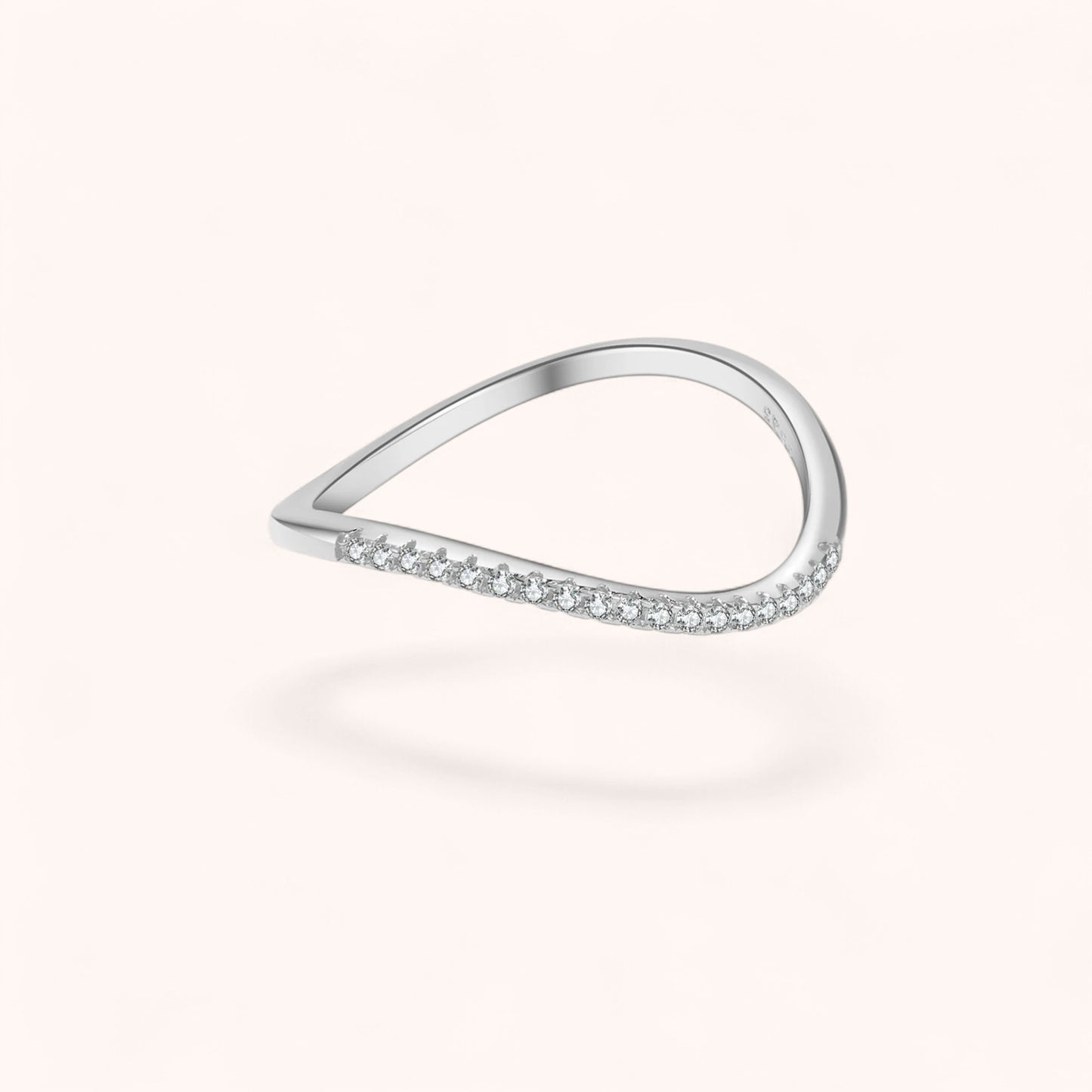 Soft Curve 925 Sterling Silver Ring