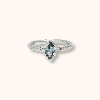 Moonlit Adjustable 925 Sterling Silver Ring