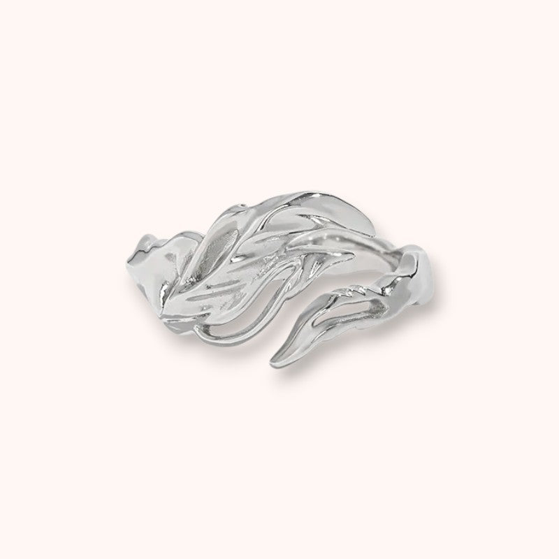 Flamevine Adjustable 925 Sterling Silver Ring