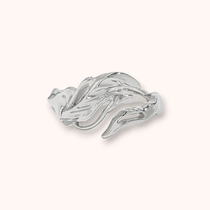 Flamevine Adjustable 925 Sterling Silver Ring
