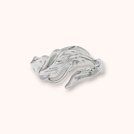 Flamevine Adjustable 925 Sterling Silver Ring