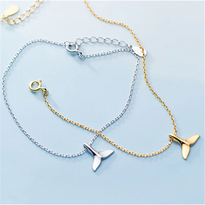 Mermaid Tail 925 Sterling Silver Bracelet