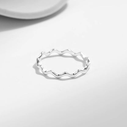 Silver Flow 925 Sterling Silver Ring