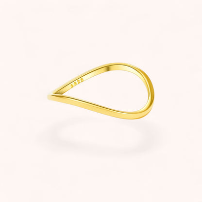 Soft Curve 925 Sterling Silver Ring