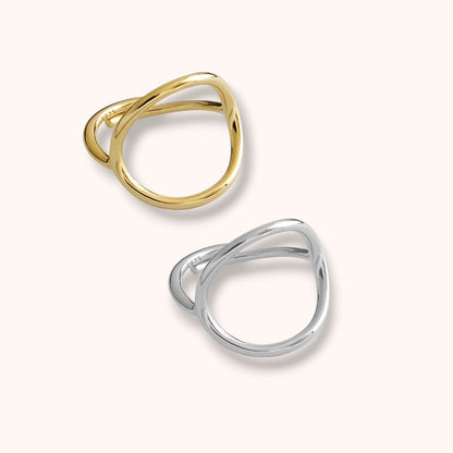 Ocean Loop 925 Sterling Silver Ring