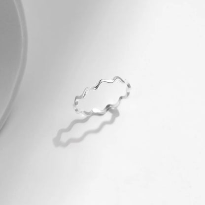 Silver Flow 925 Sterling Silver Ring