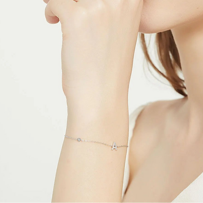 Initial Letter Bracelet (A–Z) – 925 Sterling Silver