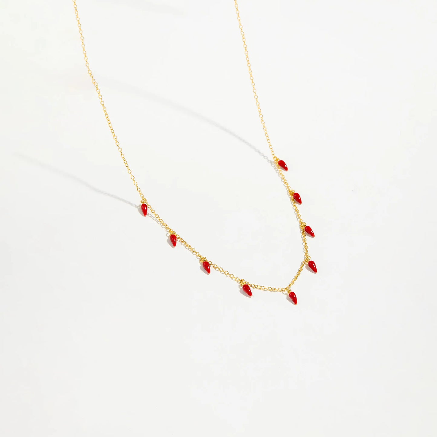 Red Chili Spicy Charm 925 Sterling Silver Necklace