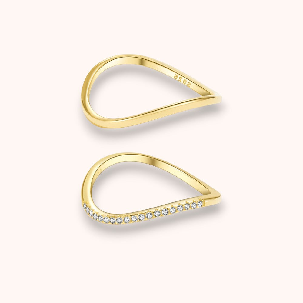 Soft Curve 925 Sterling Silver Ring