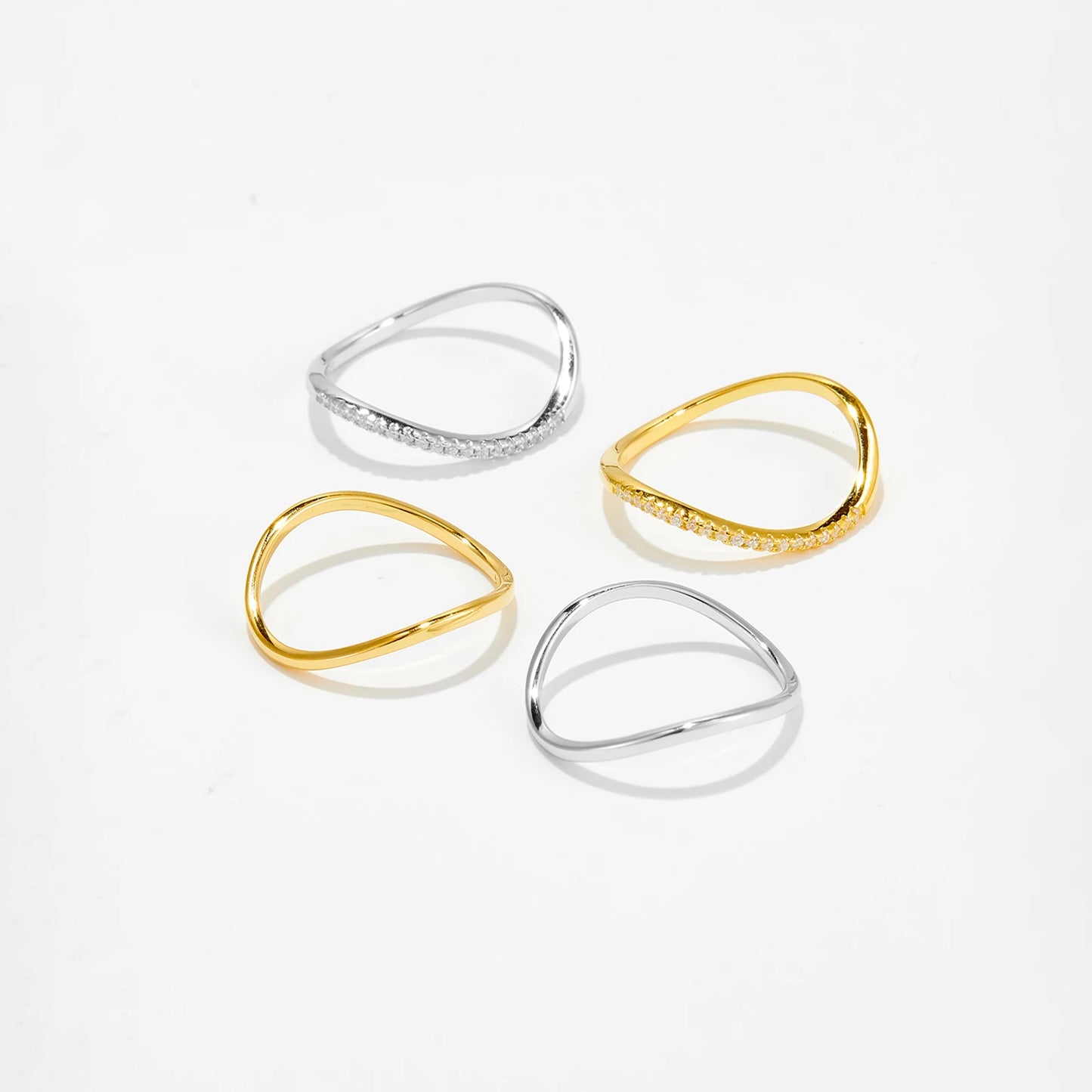 Soft Curve 925 Sterling Silver Ring