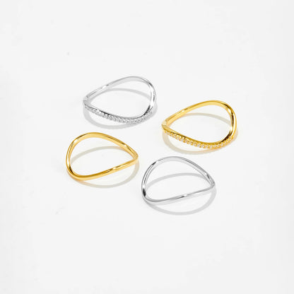 Soft Curve 925 Sterling Silver Ring