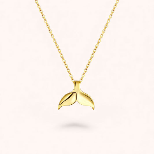 Whale Tail 925 Sterling Silver Necklace