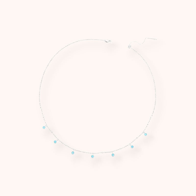 925 Sterling Silver Turquoise Necklace