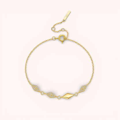 Diamond Pavé Chain 925 Sterling Silver Bracelet