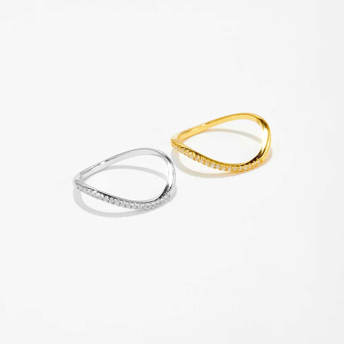 Soft Curve 925 Sterling Silver Ring