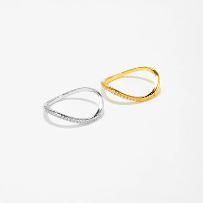 Soft Curve 925 Sterling Silver Ring
