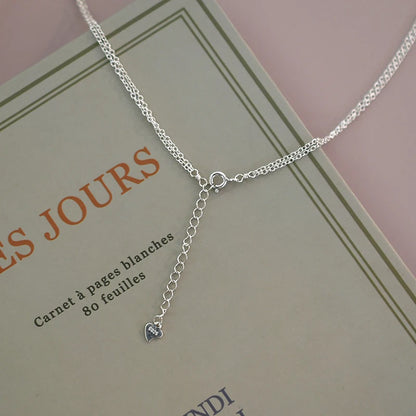 Layered Freshwater Pearl Necklace – 925 Sterling Silver