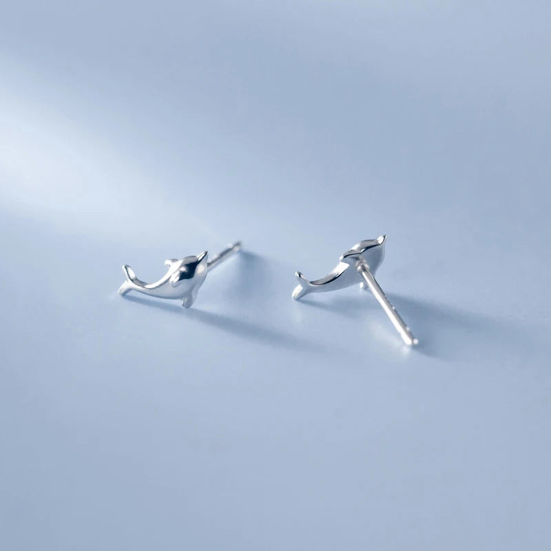 Dolphin Studs 925 Sterling Silver
