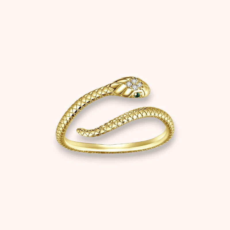 Snake Wrap 925 Sterling Silver Ring