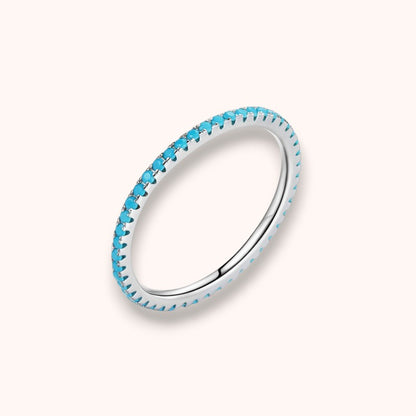 Coastal Blue 925 Sterling Silver Ring
