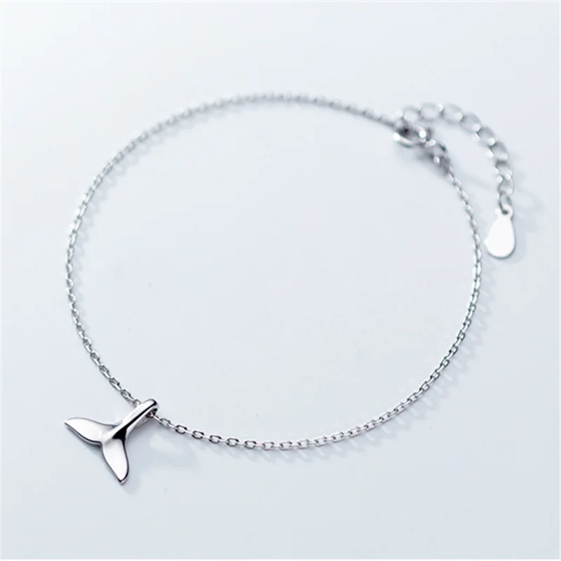 Mermaid Tail 925 Sterling Silver Bracelet