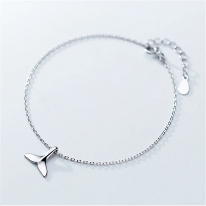 Mermaid Tail 925 Sterling Silver Bracelet