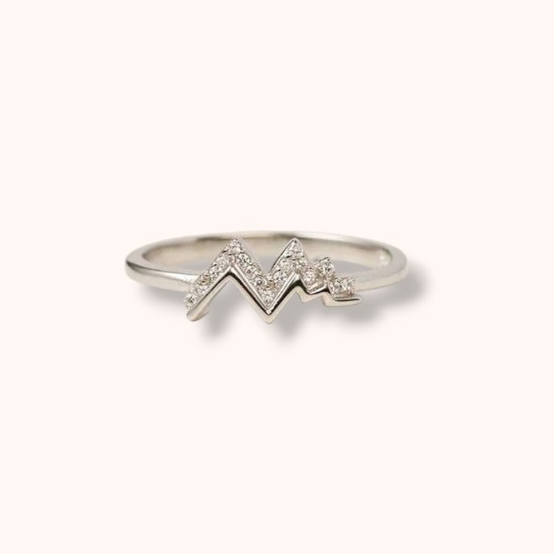 Mountain Peak 925 Sterling Silver Ring