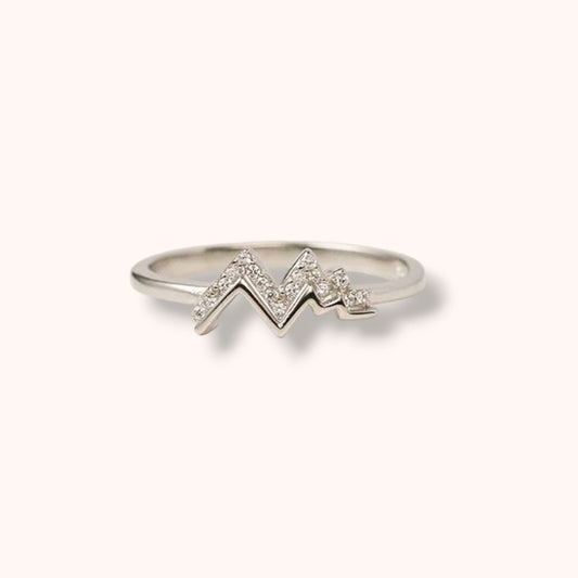 Mountain Peak 925 Sterling Silver Ring