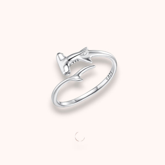 Hammerhead Shark 925 Sterling Silver Ring