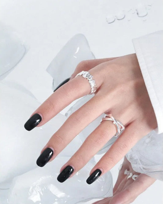 Drift Organic Textured Open Ring