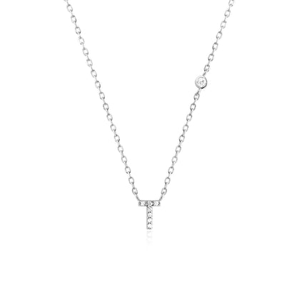 Initial Letter Necklace (A–Z) – 925 Sterling Silver