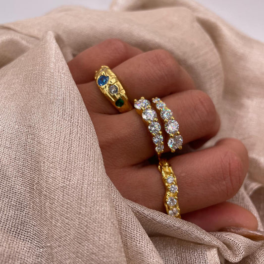 D Color VVS1 Moissanite Ring | Diamond Alternative | Unique ring | Daily Jewelry