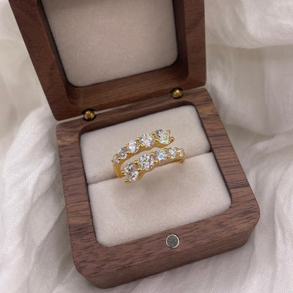 D Color VVS1 Moissanite Ring | Diamond Alternative | Unique ring | Daily Jewelry