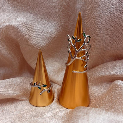 Big Tree Branch Adjustable 925 Sterling Silver Ring