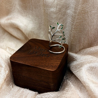 Big Tree Branch Adjustable 925 Sterling Silver Ring