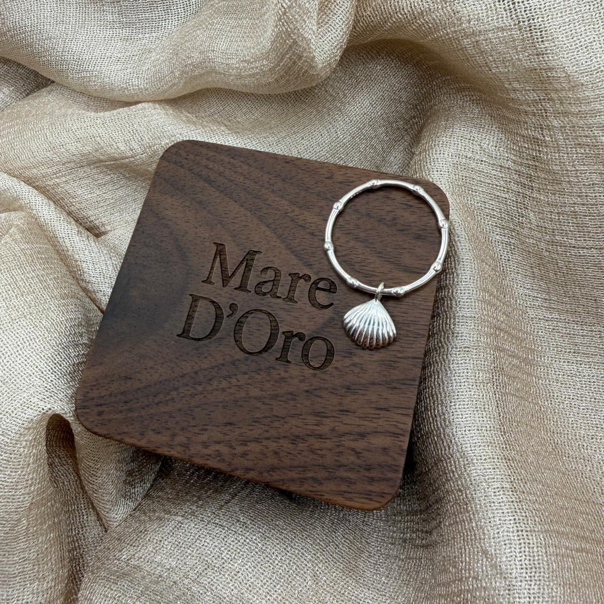 Mini Shell Charm 925 Sterling Silver Ring