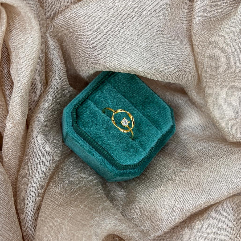 Minimalist Orbit 925 Sterling Silver Ring