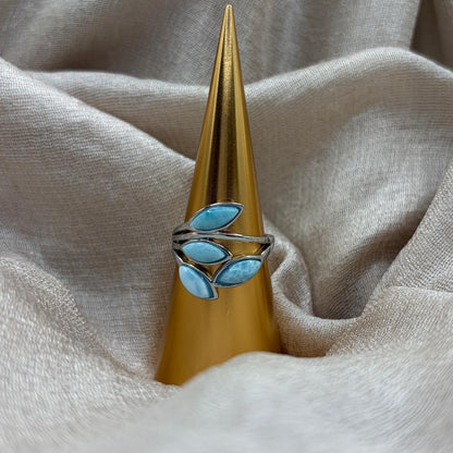 Larimar Tide 925 Sterling Silver Ring