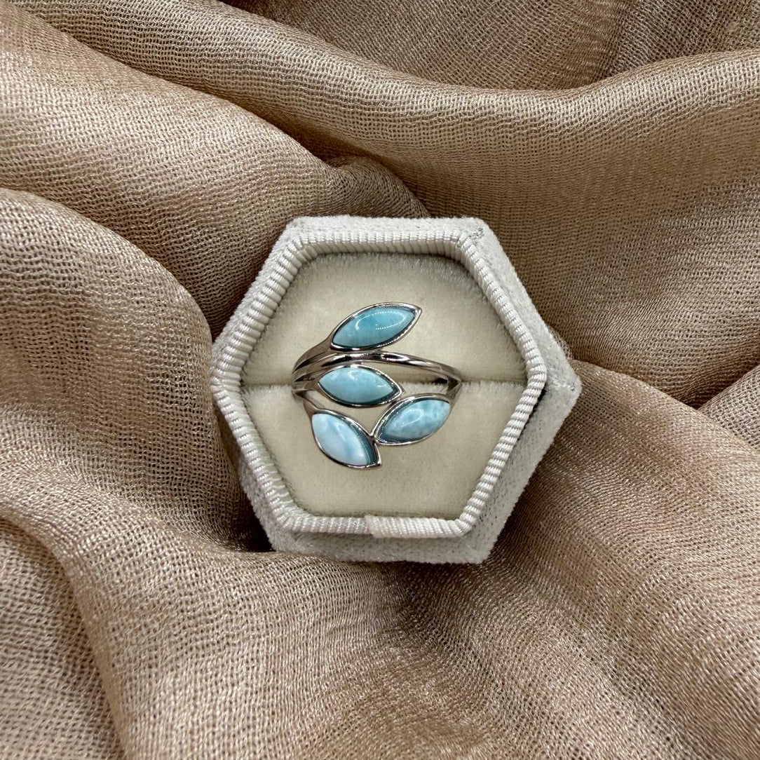 Larimar Tide 925 Sterling Silver Ring