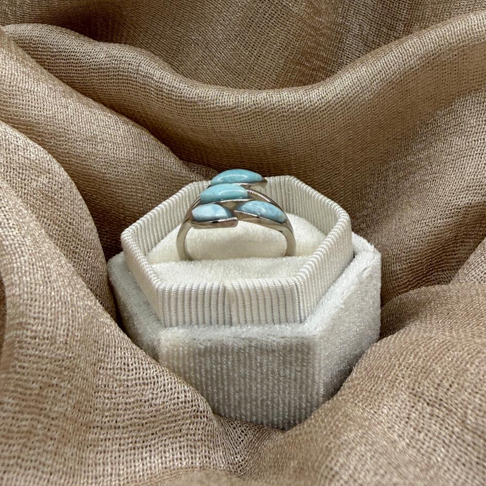 Larimar Tide 925 Sterling Silver Ring