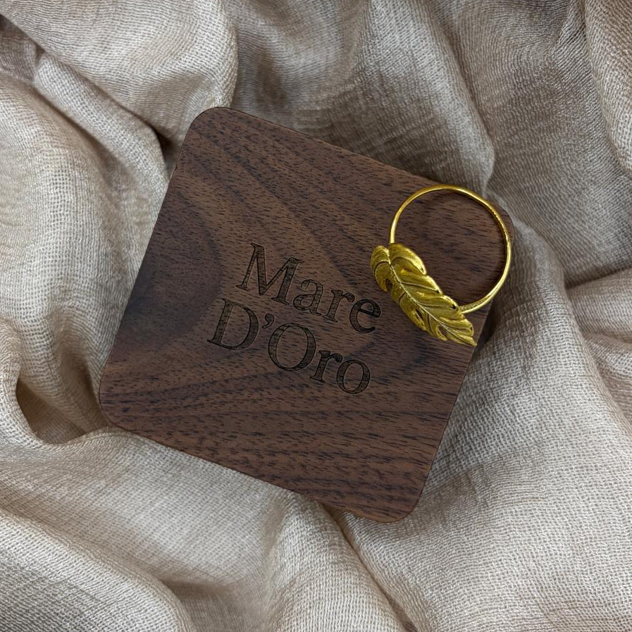 Monstera Leaf 925 Sterling Silver Ring