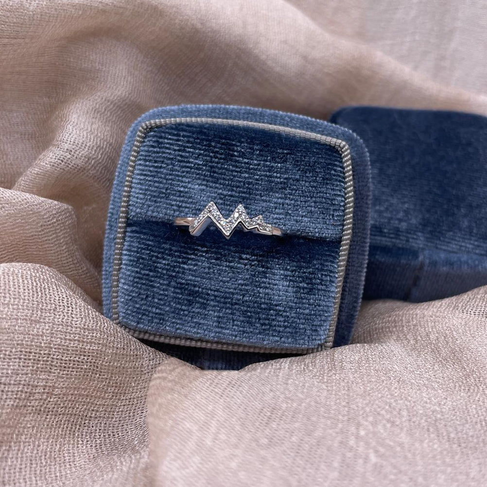 Mountain Peak 925 Sterling Silver Ring