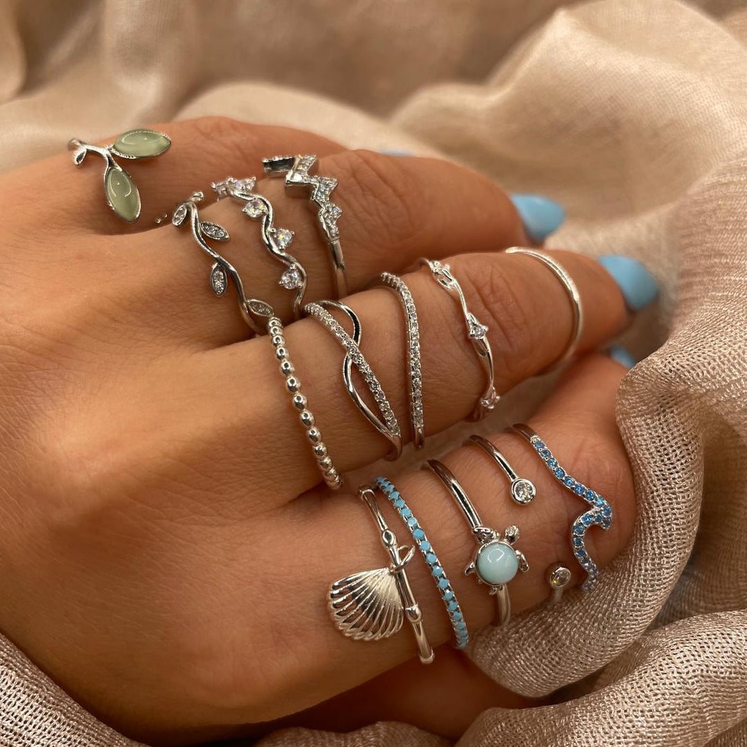 Infinity Twist S925 Sterling Silver Ring